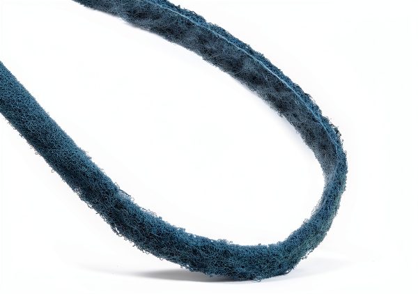Scotch-Brite Surface Conditioning Belt, 18" Length x 1/2" Width, Very Fine, Blue (Pack of 1)-0