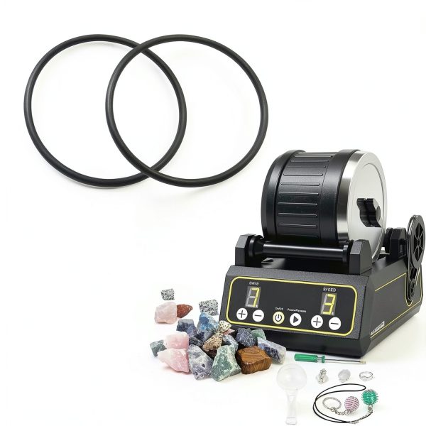(Set of 3) Rock Tumbler Replacement Drive Belts for Thumlers A-R1, A-R2, A-R6, A-R12 Provide Long-Lasting Power for Rock polishing, ore Grinding, and More!-2
