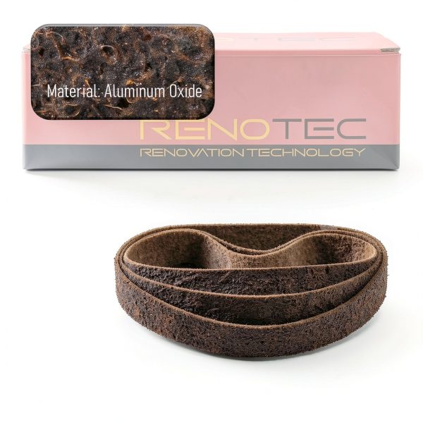 40 x 760 mm Nylon Sanding Belt 12 Pcs 3 of Each Grit Non-Woven Abrasive Belt Surface Conditioning Belt Polishing Sanding Granding for Pipe, Curved Surfaces and Handrails (Assorted Grit150-240-400-600)-3