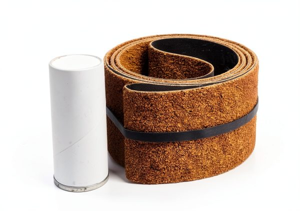 2X72 Cork Polishing Belt with White Buffing Compound-1