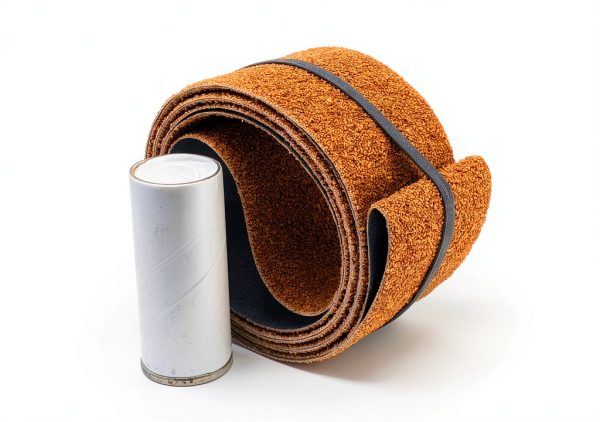 2X72 Cork Polishing Belt with White Buffing Compound-2
