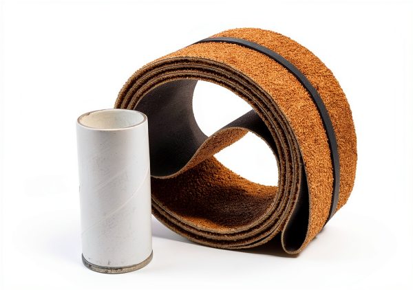 2X72 Cork Polishing Belt with White Buffing Compound-0